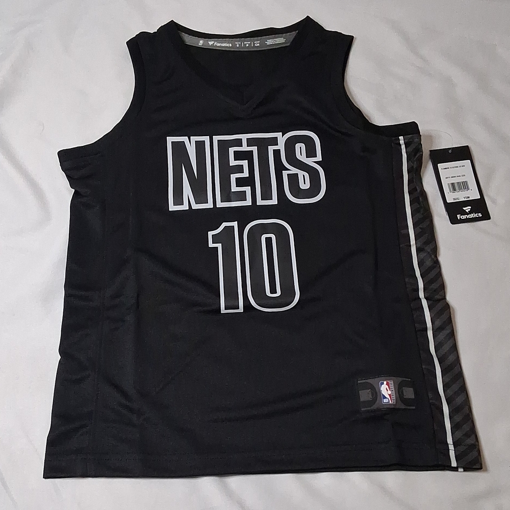 Fanatics Kids Brooklyn Nets #10 Black Jersey
